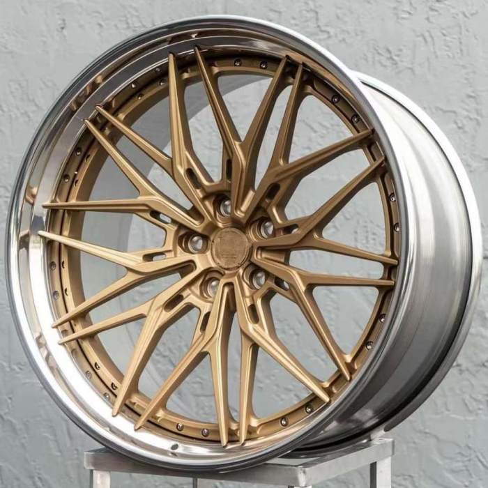 Replica ANRKY Staggered Design 22 Inch Golden Center 