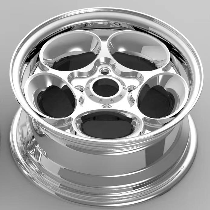 Super Cool Motorcycle 3-piece Forged Wheel 13x3.5J All Polished OZ replica rim