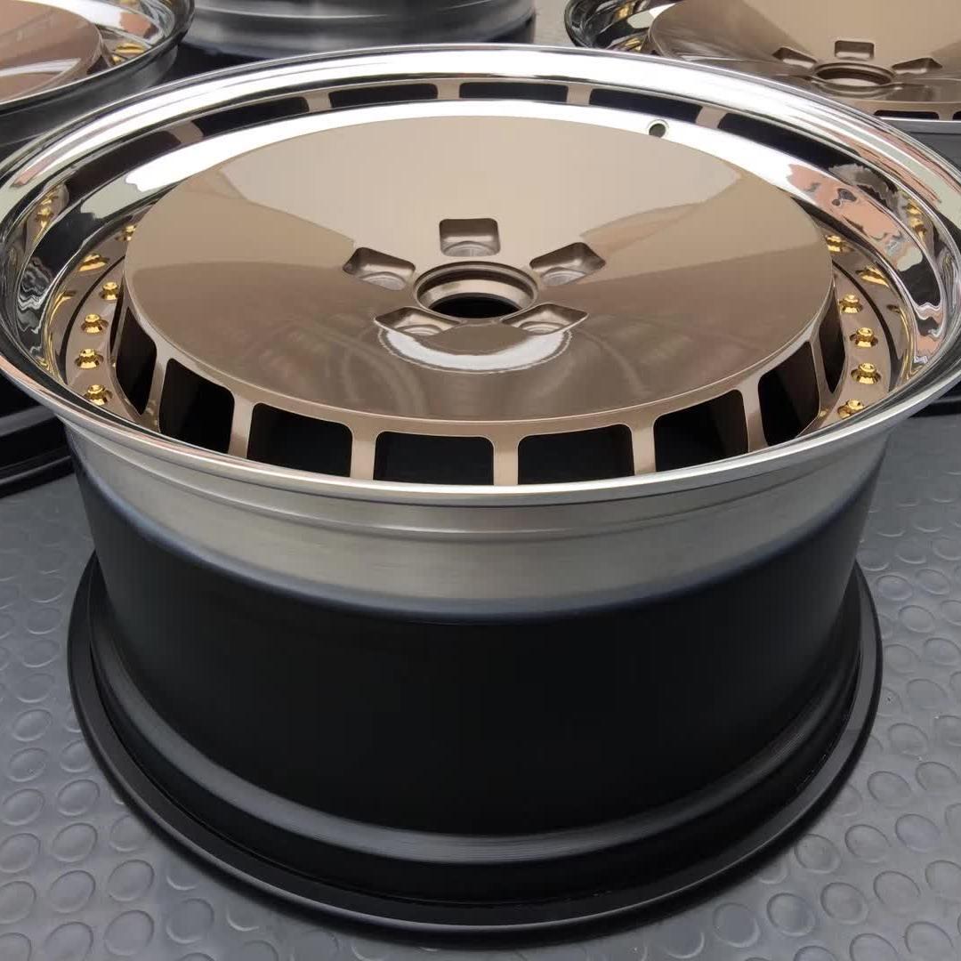 Copy Classic Design 18 Inch Bronze Center Rotiform replica forged wheel