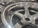 Center Lock Deep Dish 5 Spokes Classic 18 Inch High Quality Polished Wheel