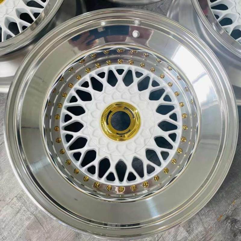 Suitable for BBS RS Triple Slant Lip 15 Transform 18 Inch Fit Gold Cap