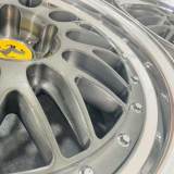 Replica Ferrari Classic Circular Arch Design 3-piece Wheels Center Gunmetal 18 Inch