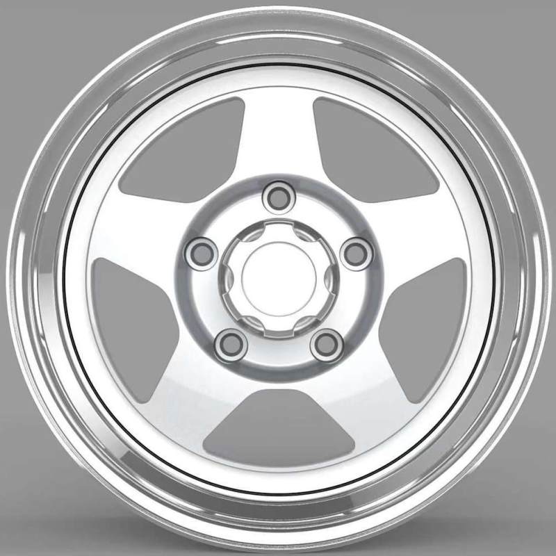 Deep Lip Design Of 3-piece Wheel Suitable For Toyota LC79 Pickup Truck