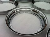 BBS RS 15 Inch Step Outer Lip 30-Hole Standard-lip Polished Aluminum Alloy 6061 T6