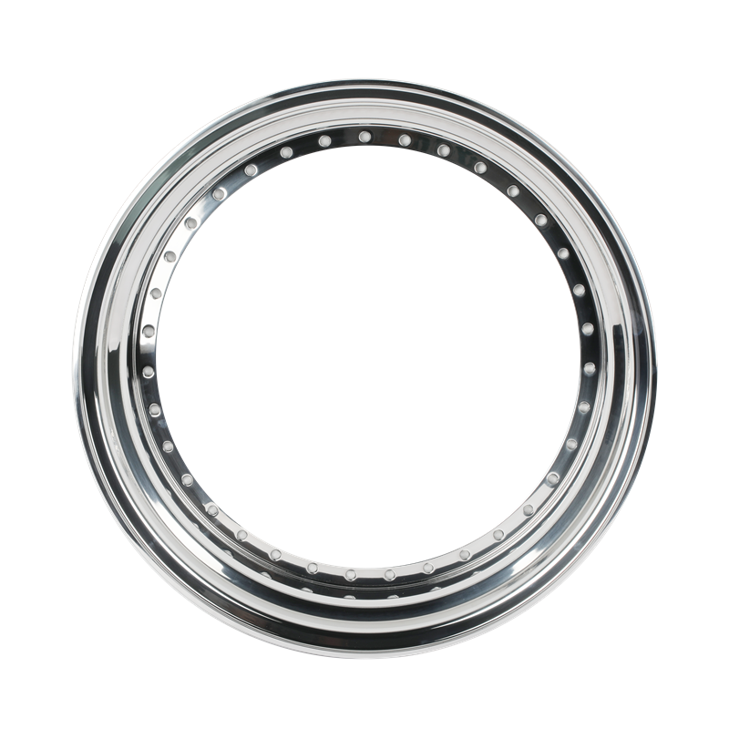For BBS RS 15 Inch Step Outer Lip 30-Hole Standard-lip Polished Aluminum Alloy 6061 T6