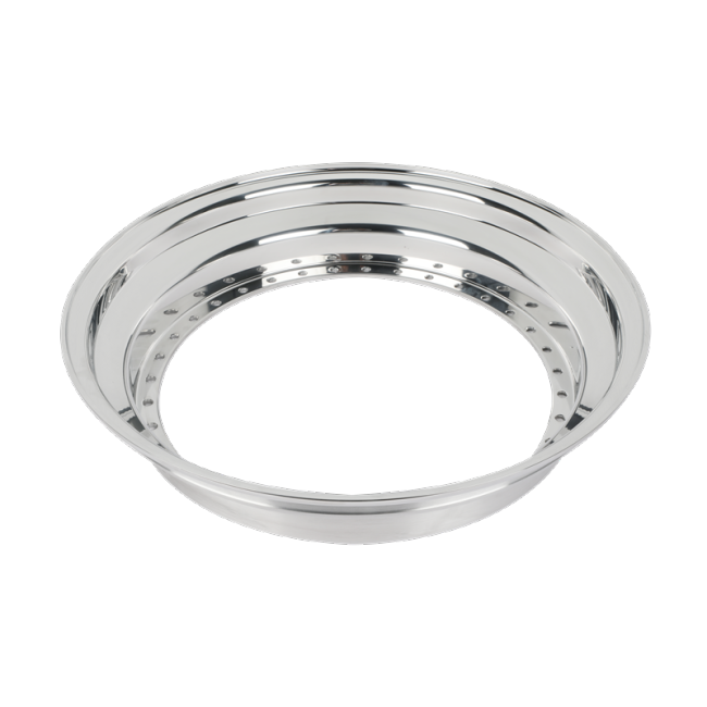 For BBS RS 16-17 Inch Double Step Outer Lip 34-Hole Standard-lip Polished Aluminum Alloy 6061 T6
