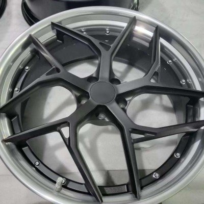 Custom for Maserati Levante Exclusive 3 Piece Wheels Black High Foot Design