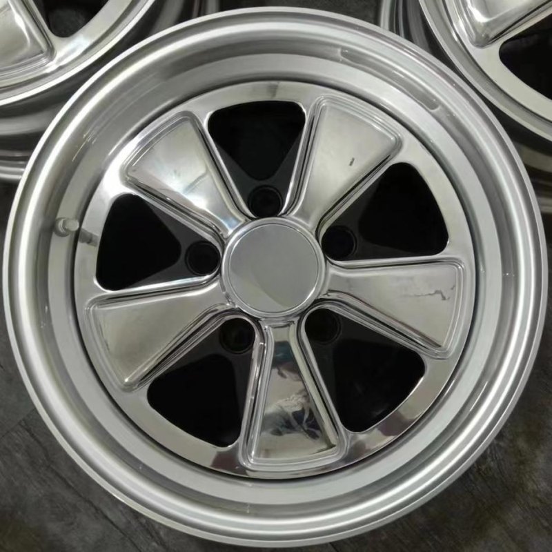 Suitable for Porsche Classic Antique Design Three Piece Wheels All Polished