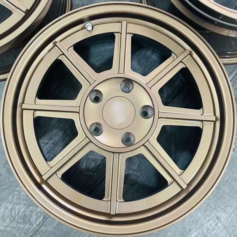 Suitable for Porsche Old Style Traditional Classic Design 3-piece Wheels Copper