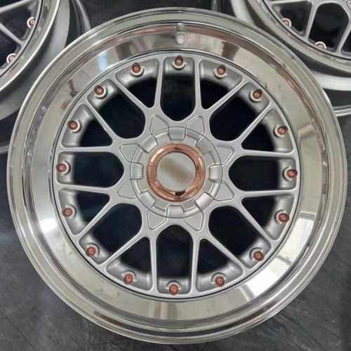Suitable For BBS RS Ⅱ Mazda 6 Atenza 3PC Wheels Double Lip Copper Center Cap