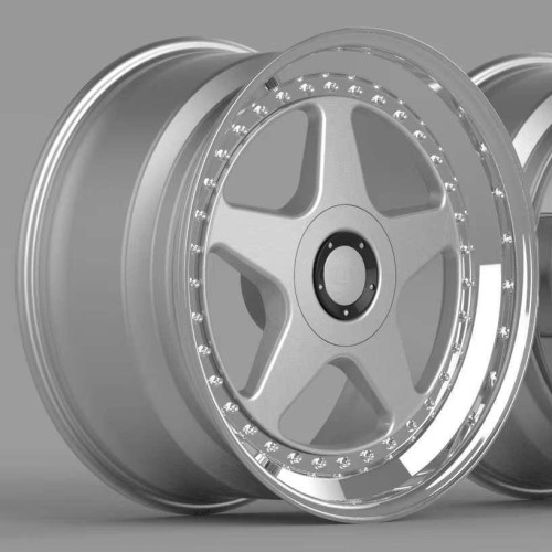 Suitable For OZ Classic Design Double Slant Lip Silver Center Polished Rim