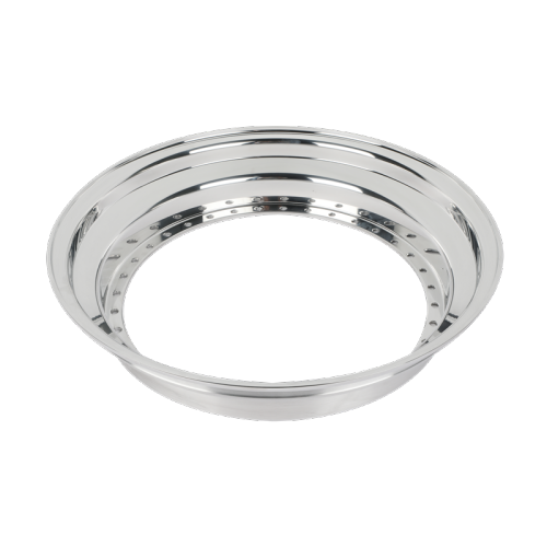 For OZ FUTURA 18-19 Inch Double Step Outer Lip 40-Hole Standard-lip Polished Aluminum Alloy 6061 T6