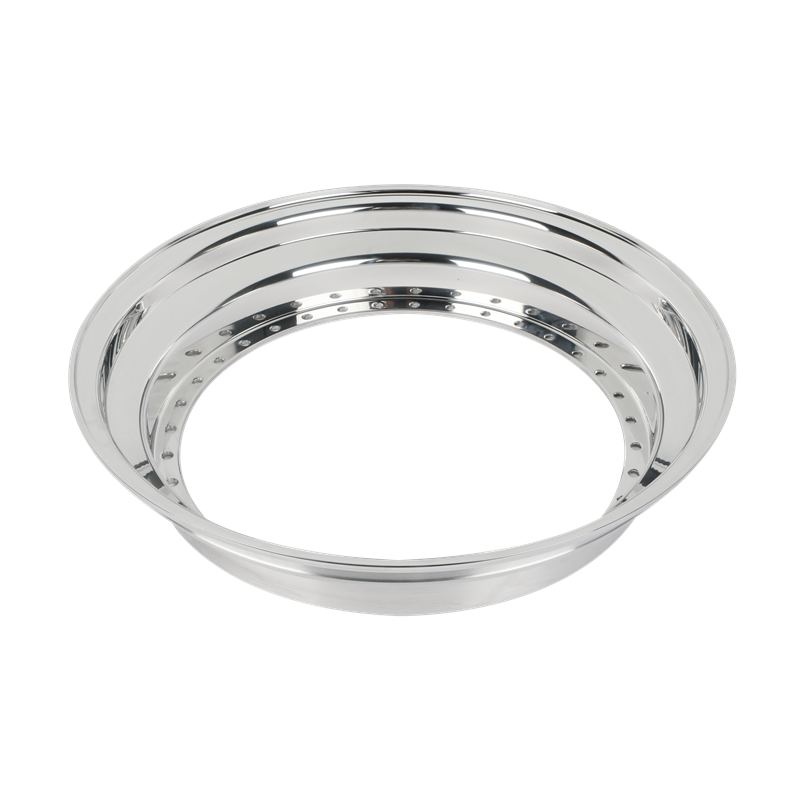 For US Standard 17-18 Inch Double Step Outer Lip 40-Hole Straight Flange Polished Aluminum Alloy 6061 T6