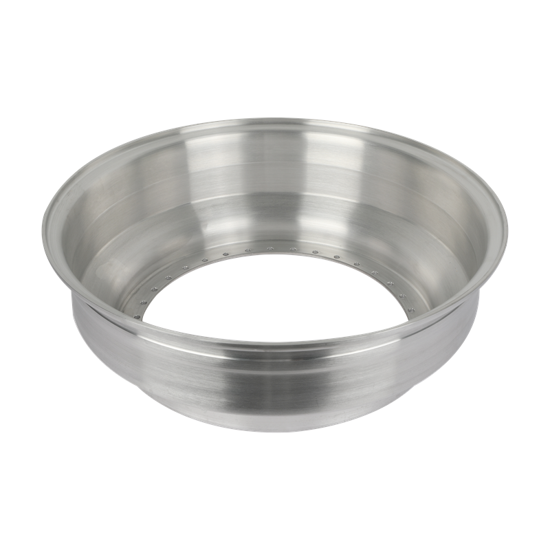 For US Standard 17-19 Inch Triple Step Inner Barrel Raw 40-Hole Straight Flange Aluminum Alloy 6061 T6