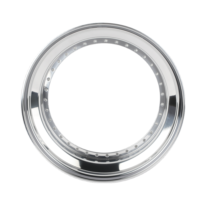 For US Standard 17-18 Inch Double Step Outer Lip 40-Hole Straight Flange Polished Aluminum Alloy 6061 T6