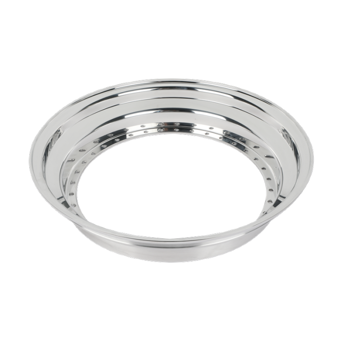 For US Standard 18-19 Inch Double Step Outer Lip 40-Hole Straight Flange Polished Aluminum Alloy 6061 T6