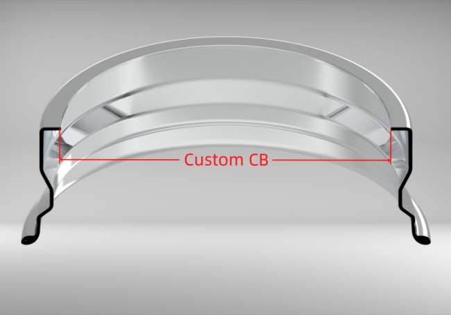 Custom Blank 22 Inch Reverse Inner Barrel Rolled Flange