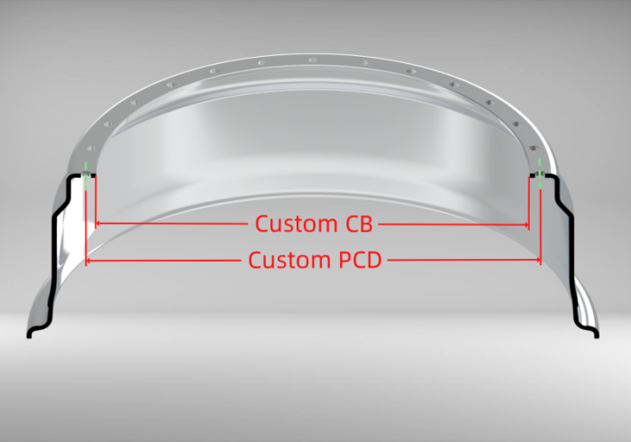 Custom 13 Inch Step Inner Barrel Straight Flange