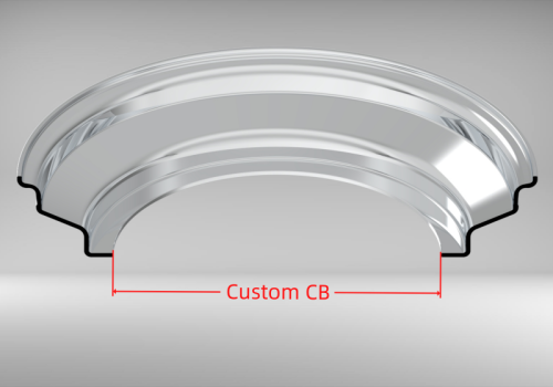 Custom Blank 17-19 Inch Triple Step Outer lip Straight Flange