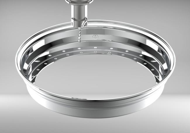 Custom 17 Inch Step Outer lip Straight Flange