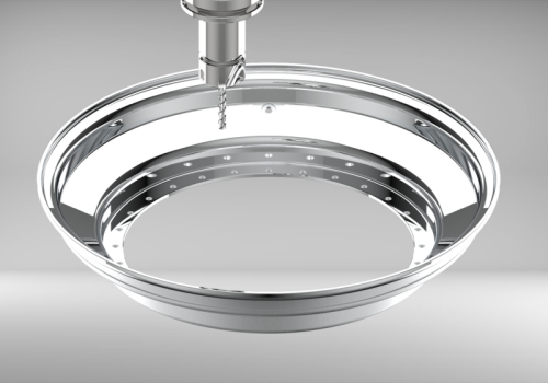 Custom 17-19 Inch Triple Step Outer lip Straight Flange