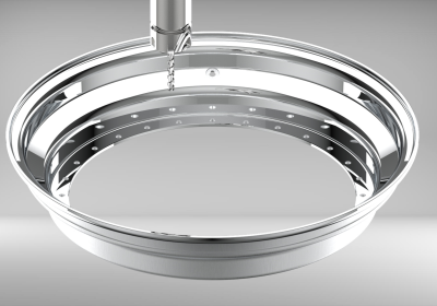 Custom 18-19 Inch Double Step Outer lip Straight Flange