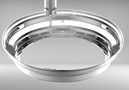 Custom 21-22 Inch Double Step Outer lip Straight Flange