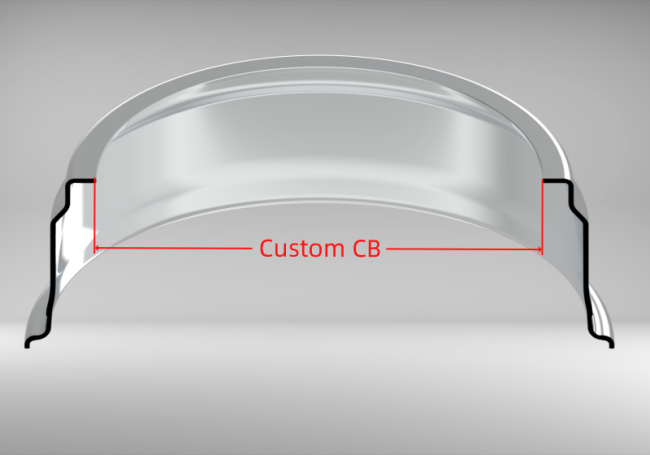 Custom blank 16 Inch Step Inner Barrel Straight Flange