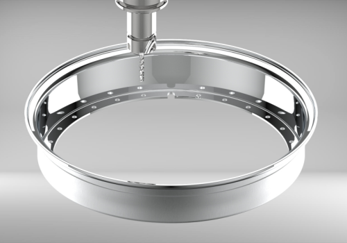 Custom 22 Inch Reverse Outer lip Straight Flange