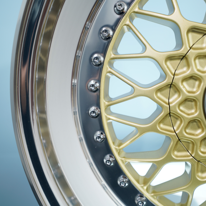 For BBS RS 17 inch or 18 inch Double Steps 3 piece wheel