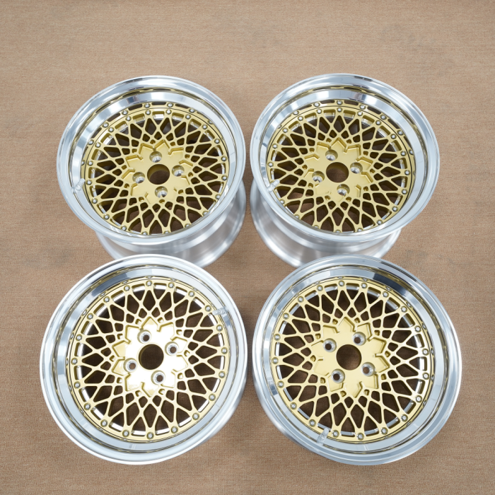 Suitable For BBS E52 Convex Center Spoke Golden Classic Style Double Lip