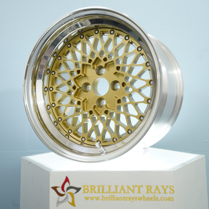 Suitable For BBS E52 Convex Center Spoke Golden Classic Style Double Lip