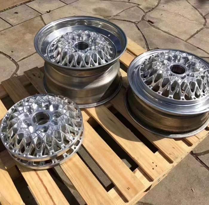 Suitable For BBS E52 Convex Center Spoke Golden Classic Style Double Lip