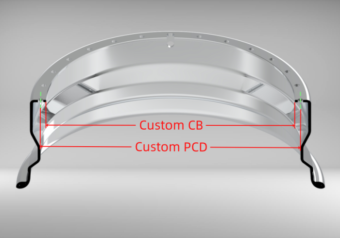 Custom 26 Inch Reverse Inner Barrel Rolled Flange
