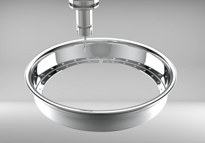 Custom 28 Inch Reverse Outer lip Rolled Flange