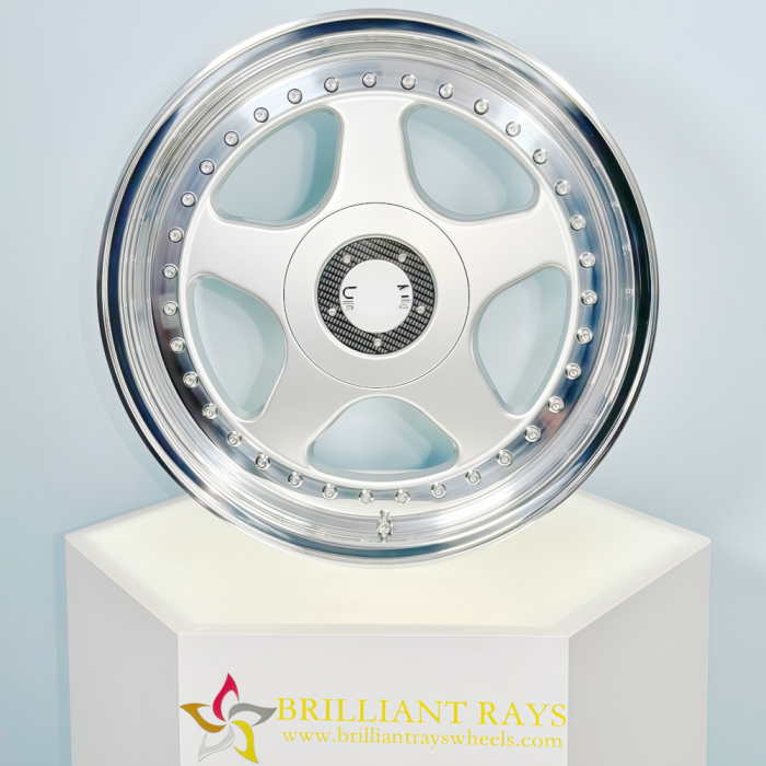 Suitable For OZ Classic Design Double Slant Lip Silver Center Polished Rim