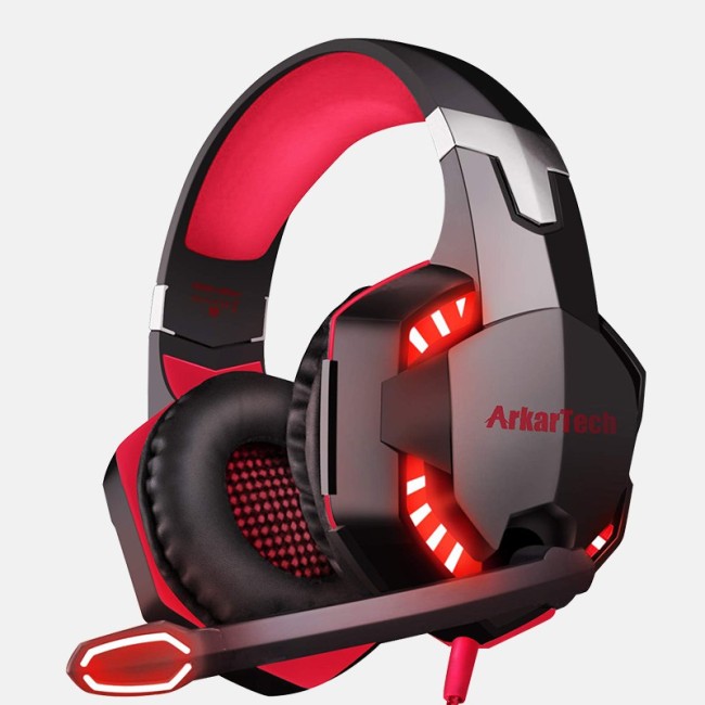 ゲーミングヘッドセット G2000 レッド