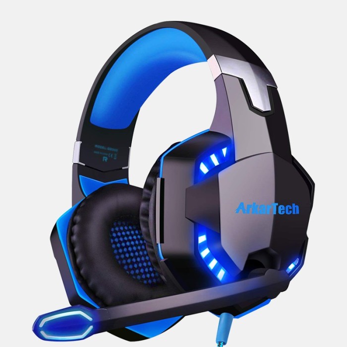 ゲーミングヘッドセット G2000 ブルー