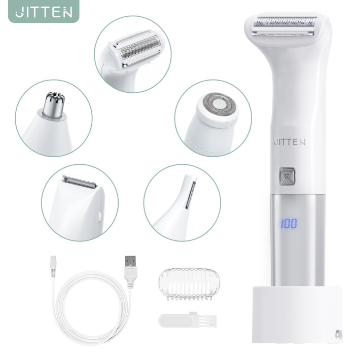 レディースシェーバー シェーバー 女性用 電動シェーバー 5in1多機能 vioシェーバー レディースシェーバー