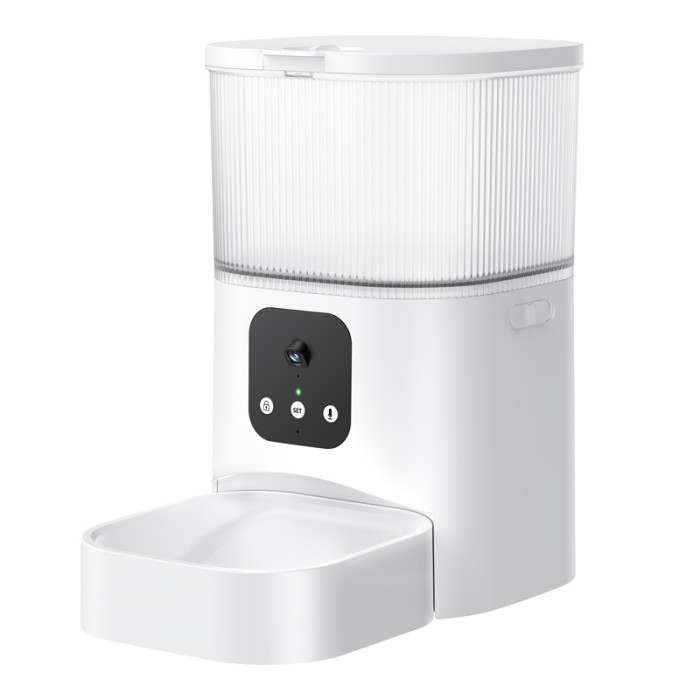 自動給餌器 猫 犬 自動餌やり機 ペット給餌機 スマホ遠隔 見守りカメラ付き ペット給餌器 タイマー 自動給餌機 ペット自動給餌器 猫 定時定量 3L 大容量 透明タイプ 手動給餌可 ステンレス製ボウル 清潔便利 2WAY給電 乾燥剤 多頭飼い