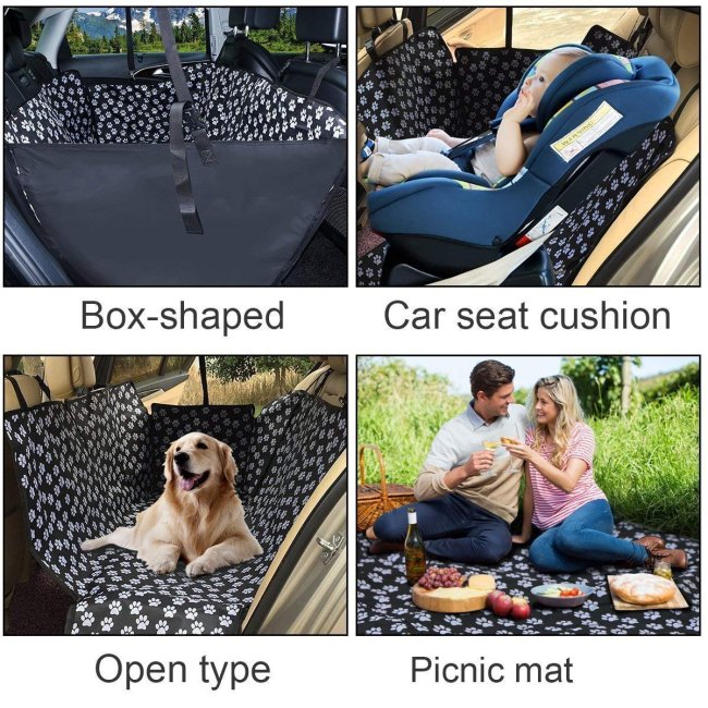 130*150*55cm Pet Car Seat Cover Dog Safety Mat Cushion Rear Back Seat Protector Hammock
