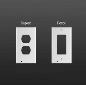 Us 51 98 Outlet Wall Plate With Led Night Lights No Batteries