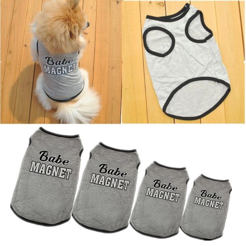 Pet Dog Cat Puppy Vest T-Shirt Accessory Spring Clothes Vest T-Shirt Coat Dress Costume Clothing