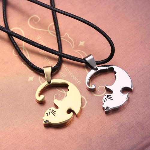 Cute Cat Couple’s Necklaces