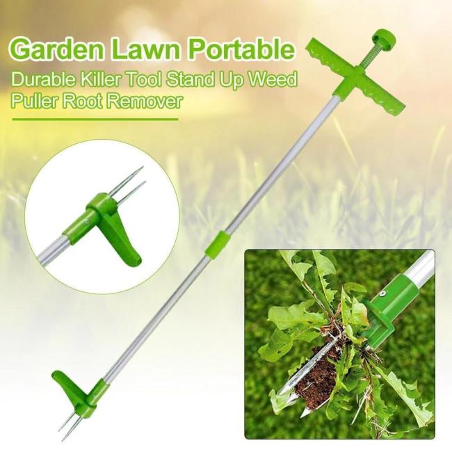 Stand Up Weed Puller-grab the roots and it doesn't grow back