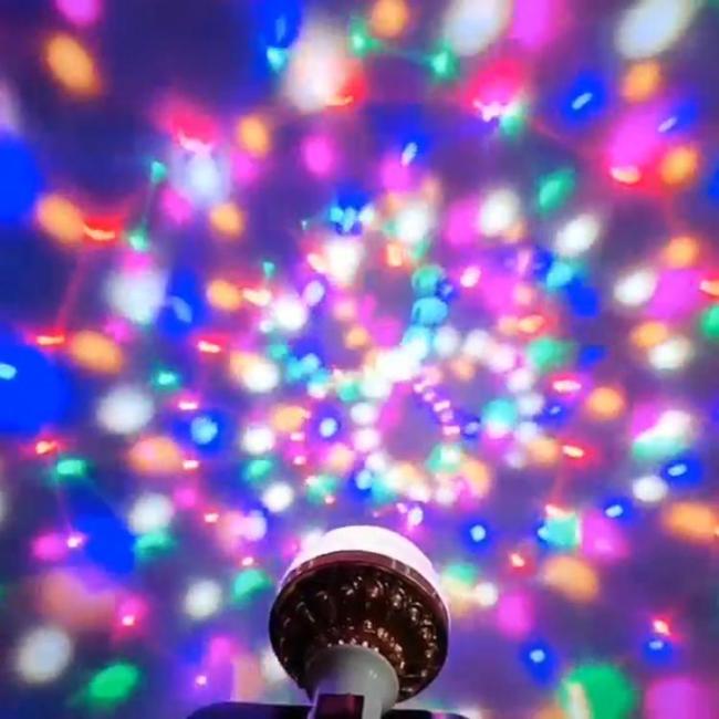 Special LED Colorful Rotating Magic Ball Light