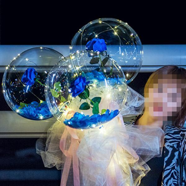 LED Luminous Balloon Rose Bouquet