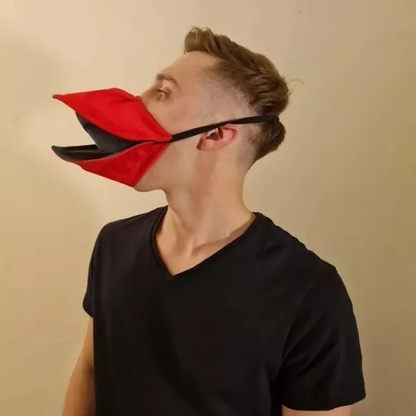 Hand Made Duck Talking Face Cover * When You Move YourJaw