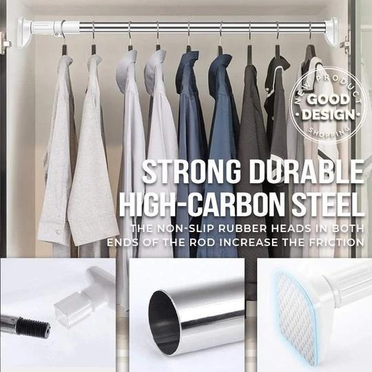Punch-free Telescopic Shower Curtain Clothing Rod