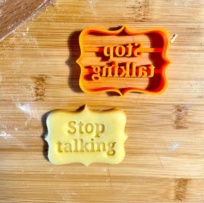 Cookie Molds With Good Wishes